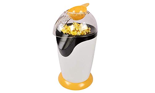 Sheffield Classic sh-1011 Popcorn Maker Machine, Oil Free Snack Maker, Instant Popcorn Maker, 1200W, White and Yellow