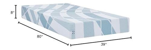 Image of Sealy Dreamlife 8 inch Foam Mattress-in-a-Box, Twin XL, SealyComfort Gel Memory Foam, Surface-Guard Technology, Breathable Comfort