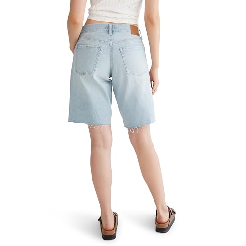 AEROPOSTALE Women's Comfortable Low Rise Baggy Denim Jorts for Casual Wear Styles
