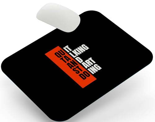 Exclusive Treasure Elegant Mouse Pad – Non-Slip Rubber Base, Smooth Surface for Precision – 9 x 7.5 Inches, 3MM Thickness Desk Setups
