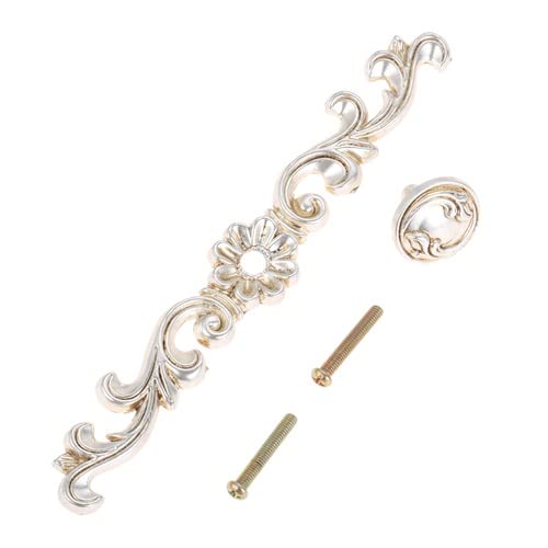 1pc Door Drawer Knobs Wardrobe Cupboard Dresser Push Pull Handle Antique Furniture Handles Kit CabinetsHardware W/Screw - (Color: D 96MM)