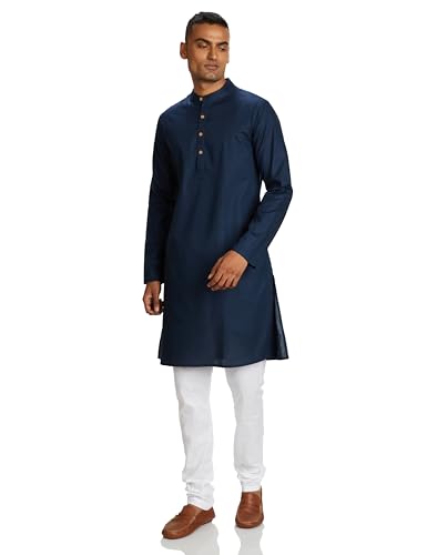 Image of Amazon Brand - Symbol Men Cotton Regular Fit Kurta Pyjama Set