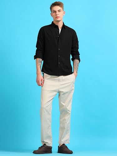 Image of StitchX Men's Full Sleeve Core Essentials Twill Over-Dyed Shirt XS-2XL