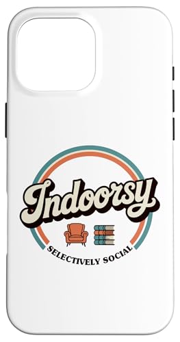 Indoorsy Selectively Social �r���e�[�W ���Љ�I �����I �X�}�z�P�[�X iPhone 16 Pro Max �p