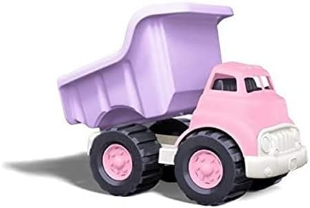 Green Toys Dump Truck, Pink/Purple FFP - Pretend Play, Motor Skills, Kids Toy Vehicle. No BPA, phthalates, PVC. Dishwasher Safe, Recycled Plastic, Made in USA.