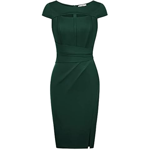 GRACE KARIN Vestido Corto Verde Oscuro Cover