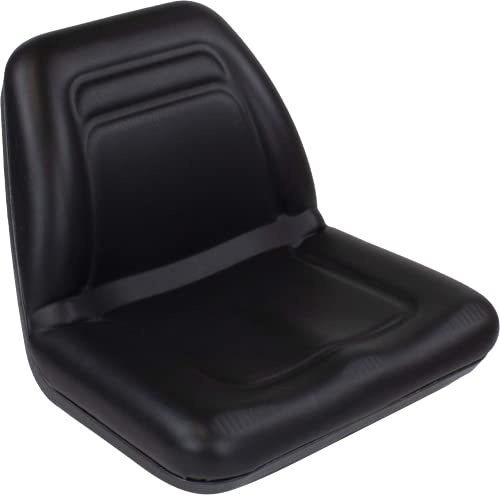 Zbox Tractor Seat # TM555BL - Deluxe Mid High Back Black Seat - Should Replace B1TM555BL TM555YL