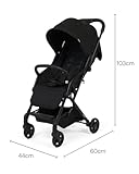 Explorer Compact Stroller, Lightweight Everyday Buggy only 5.6kg, One Hand Fold, from Birth up to 3 Years (15kg), Noir - Image 6