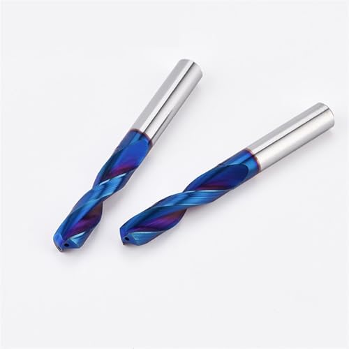 Foret hélicoïdal CNC 8mm HRC65 carbure pour perçage de précision industriel - 6