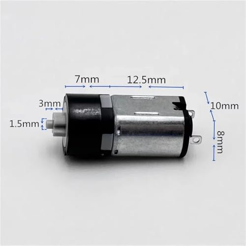 Moteur réducteur GP10-M10 CC 3V 85 tr/min à arbre transversal 10 mm - 5
