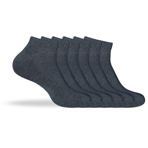 Image of Women's Ankle Socks Thick Cushioned Cotton, Moisture-Wicking socks, Breathable Performance Socks for Running, Sports