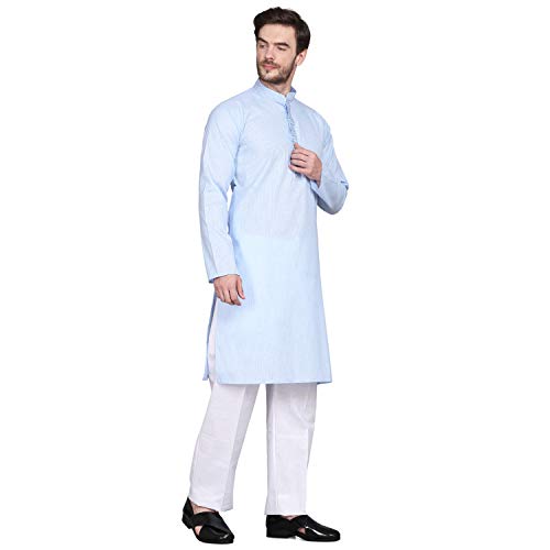 Image of Jagdish GARMENTS Cotton Trendy Embroidery Kurta for Men for Festive