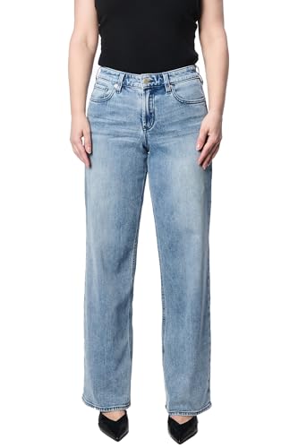 DEAR JOHN Taylor Women's Jeans Straight Leg High Rise Full Inseam