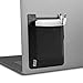 Fillit Pocket, Black, Reusable Adhesive Pocket Storage for External Hard Drives, Battery Packs, Cables, and Other Small Personal Items