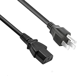 BestCH AC Power Cord for SoftGym Vibration Plate Exercise Machine Whole Body Workout Vibration Platform,Waver Vibration Plate for Home Fitness Power Supply Cord Cable