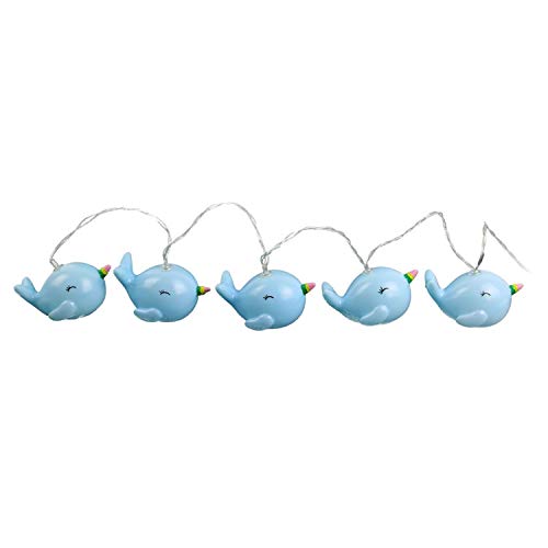 HELLO KIDS Guirlande Lumineuse Enfant Baleine - L. 165 cm - Bleu Cover