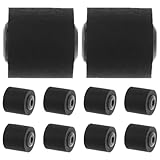Levemolo 12 Stück Teiliges Pinch Roller Gummiwalzen für Kassettenrekorder Langlebige Kunststoff Einfache Installation Geeignet als Ersatzteile für Kassettenspieler und Recorder Robuste