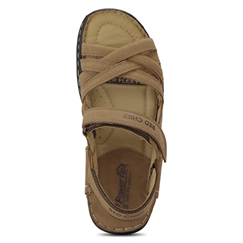 Image of Red Chief Nubuck Leather Casual Slip-On Sandal for Men| RC0317