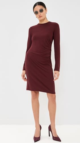 Image of Vince Women's Draped Crew Neck Dress