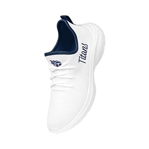 Image of FOCO NFL Womens NFL Team Logo White Athletic Shoes Sneakers