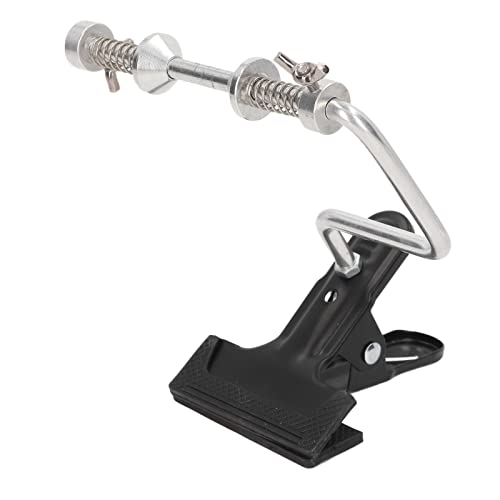 equlup Fishing Line Winder, Adjustable Fishing Line Spooler Hand Crank Tackle Aluminum Alloy Fish Lines Spooling Station System with Clamp for Fish Lines