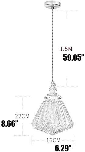 Lámpara colgante de techo de vidrio japonés ajustable para isla de cocina 7