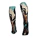 wwqqvnb Pictures of Colorful Horses Compression Socks for Women and Men with 15-20mmHg Gradient Support, Breathable for All Day Wear, Standing, Sitting, Travel, Active Lifestyle