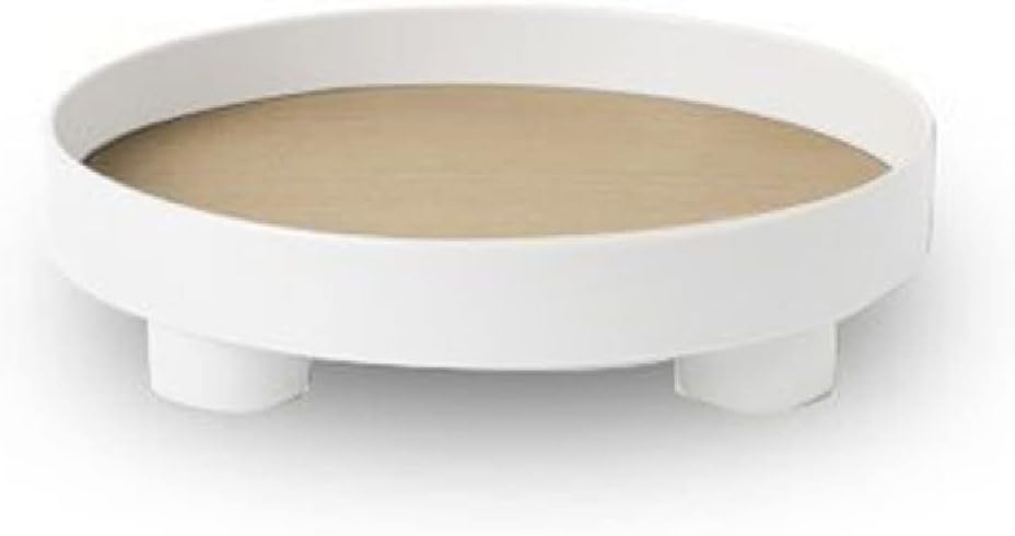 1 Simple Round Storage Tray Living Room Bedroom Jewelry Teapot Display Board Desktop Hypotherapy Organizer (Color : D) (OneColor)