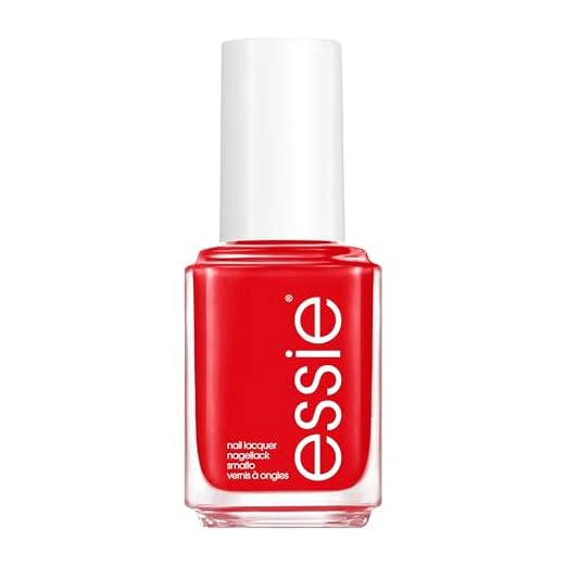 Essie Nagellack für farbintensive Fingernägel, Nr. 62 lacquered up, Rot, 13,5 ml