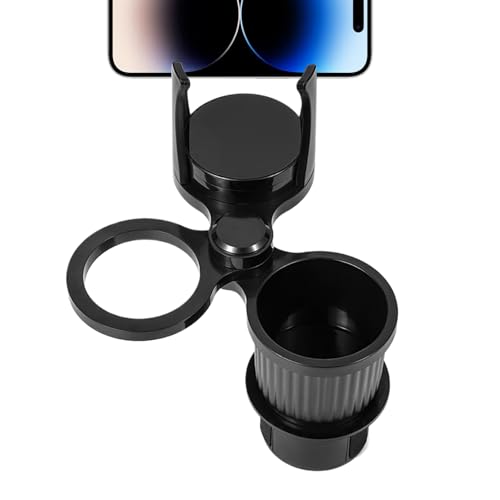 Extenseur de porte-gobelet de voiture rotatif avec chargeur sans fil et base réglable