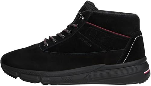 Tommy Hilfiger Bottes en cuir noble et finition hybride