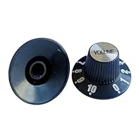 Comfortable Grip for Accurate Adjustments Textured floral pattern with raised ridges improves finger , enabling smooth and precise tuning on guitar effects pedals, synthesizers, and sound equipment with single handed use. Strong ABS Construction with...