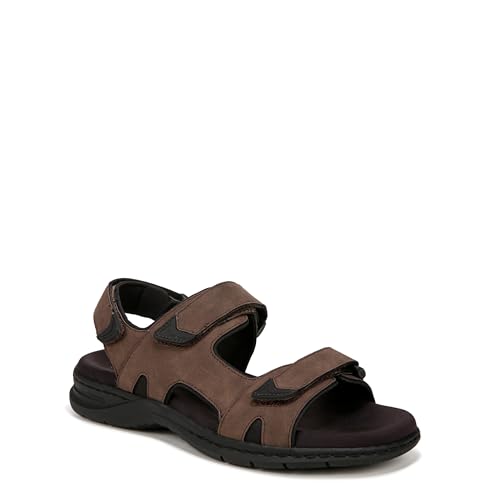 Dr. Scholl's Shoes Mens Granger Sandal Dark Brown 9 M