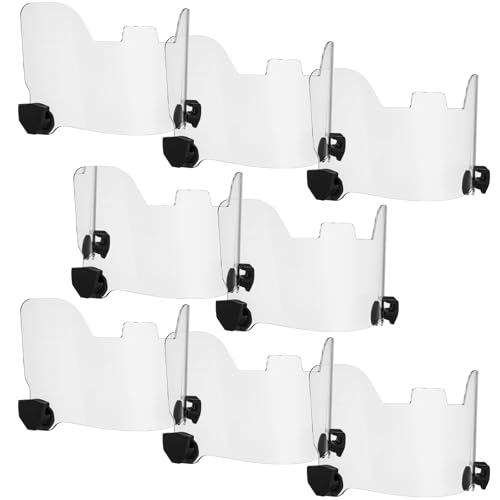 Ceenna 8 Pcs Football Visor Bulk for Youth Adult Football Helmet Visor Lacrosse Helmet Eye Shield...