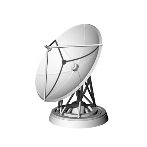 MRY-SFW LYT64022 1/64 Miniature Factory Building Car Accessory Props Display Satellite Radio Astronomy Signal Receiving Antenna