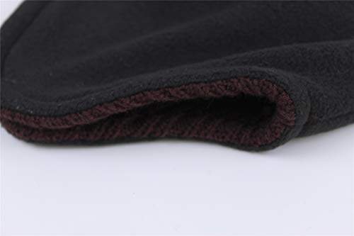 Image of Connectyle Mens Warm Winter Hats Fleece Lined Earflap Hat Daily Beanie Watch Cap