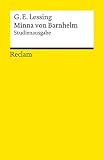 Minna von Barnhelm, oder das Soldatenglück: Studienausgabe (Reclams Universal-Bibliothek) - Herausgeber: Bodo Plachta Gotthold Ephraim Lessing 