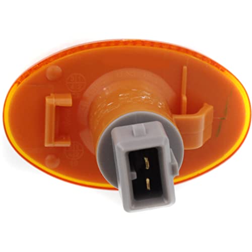 For Ford F-250/F-350/F-450/F-550 Super Duty 1999-2010 Side Marker Light Assembly Driver/Passenger Side Rear | Front Of Dually Fender | Amber Lens | Led | Replacement For Fo2860104 | 191275141182 #TOP1