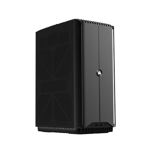 Corsair ONE i500 Gaming PC – Liquid Cooled Intel® Core™ i9 14900K CPU – Liquid Cooled NVIDIA® GeForce RTX™ 4090 GPU – 64GB Vengeance DDR5 Memory – 2TB M.2 SSD – Metal Dark