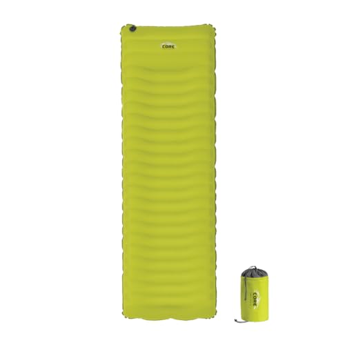 CORE Sleeping Pad for Camping | Perfect Ultralight Sleeping Mat for Tents & Camping Gear | Lightweight & Inflatable Blow Up Mattress for Travel, Hiking & Outdoor Use