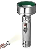 【CORPS EN ALUMINIUM ROBUSTE】 Fabriquée à partir d'un métal léger mais extrêmement solide, cette torche traditionnelle résiste aux chocs quotidiens. Sa finition métallique polie lui confère non seulement un bel aspect, mais garantit également une excellente durabilité dans le temps.