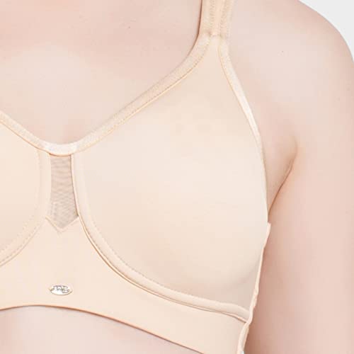 Image of SOIE Women Full Coverage Minimiser Bra with High Waist Brief Set