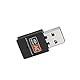 Sonew AR9271 Drahtlose Netzkarte, USB WLAN Adapter, Drahtloser Empfänger, Abnehmbarer 2DBI-Antennenadapter, für TV-Computer (Drahtlose Dualband-Netzwerkkarte)
