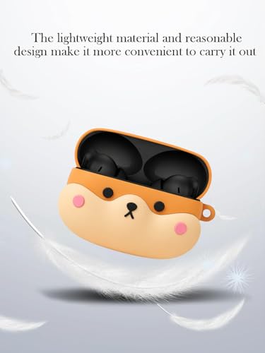 Image of Reiox Soft Silicone Protactive Case Cover Compitable for Oneplus Nord Buds 3 | 3 Pro (Shiba)