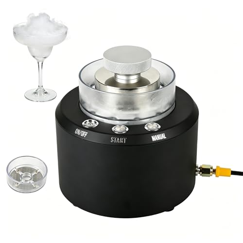 Fabricadora de Hielo Seco 2 en 1 para Cocktails y Bares