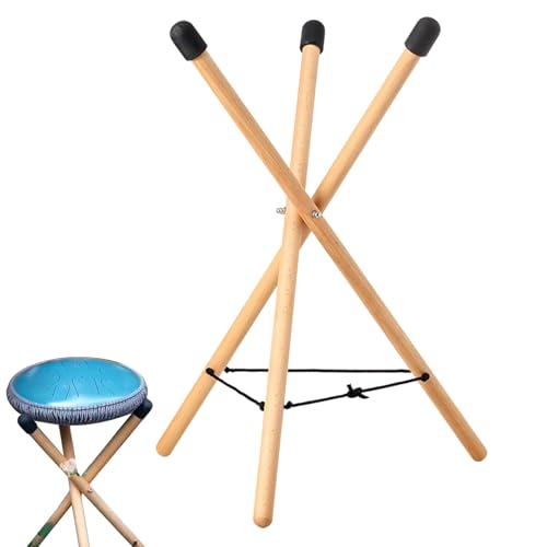 Support caisse claire antidérapant avec structure trépied stable pour percussion