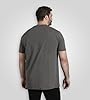 D555 Clydebank Official ACDC Black Ice Printed Crew Neck T-Shirt for Men in Charcoal Marl, 4XL #4