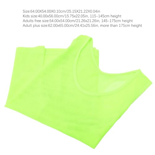 GANAZONO 6pcs Mesh Soccer Scrimmage Team Practice Vest Pinnies Jerseys Train Vest Reversible for Athlete Sport Basketball - Image 3