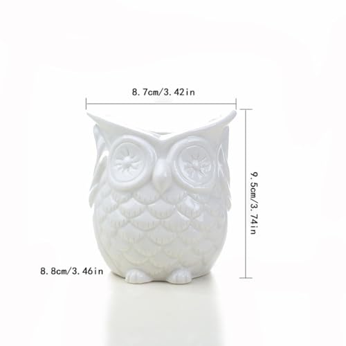 Pots de fleurs décoratifs hibou TUSUOD céramique pour plante verte