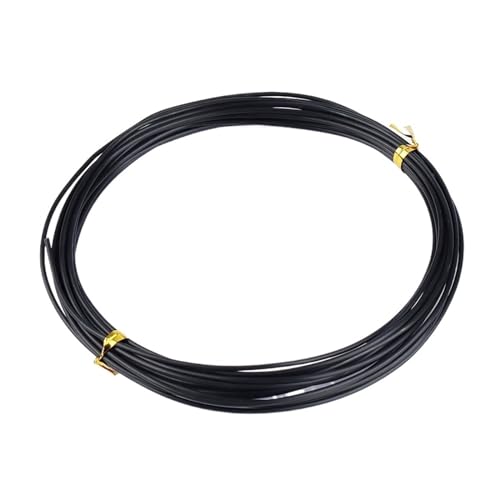 Fil De Fer Pour Bonsaï Fil d'aluminium en forme de bonsaï de jardin (1,0 mm, 1,5 mm, 2,0 mm, 3 mm, 4 mm, 5 mm) noir, six tailles for les formes de jardin et de plantes Fil De Ligature Bonsai(1.5mm)